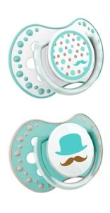 LOVI smoczek uspokajający 3-6 m-cy retro 2 szt. boy