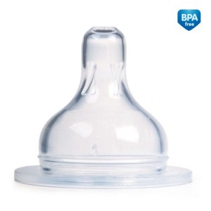 CANPOL Smoczek EasyStart do butelek szerokich KASZKA 6m+