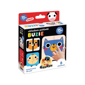 CZUCZU UKŁADAM POŁÓWKI BUZIE 15m+ PIERWSZE PUZZLE