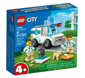 LEGO CITY Karetka weterynaryjna 60382 klocki 58 el.