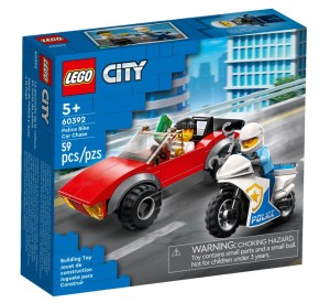 LEGO CITY Motocykl policyjny pościg 60392 klocki 59 el.