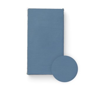 BOCIOLAND Prześcieradło JERSEY 60x120 CIEMNY NIEBIESKI