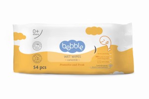 BEBBLE Nawilżone chusteczki rumiankowe 54 szt.