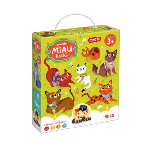 CZUCZU PUZZLE MIAU KOTKI 36M+ 40 EL.