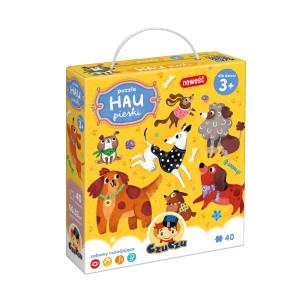 CZUCZU PUZZLE HAU PIESKI 36M+ 40 EL.