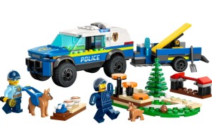 LEGO CITY Szkolenie psów policyjnych w terenie 60369 klocki 197 el.