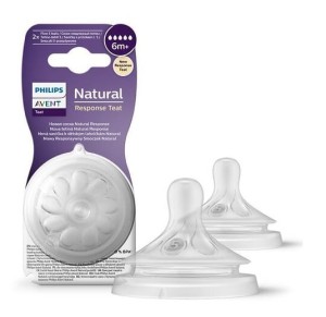 AVENT smoczek NATURAL RESPONSE 6m+ 2 szt.