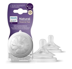 AVENT smoczek NATURAL RESPONSE 0m+ 2 szt.