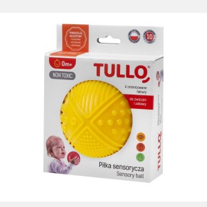 TULLO DUŻA PIŁKA SENSORYCZNA 4 FAKTURY 10 CM