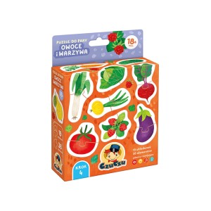 CZUCZU PUZZLE DO PARY OWOCE I WARZYWA 18M+