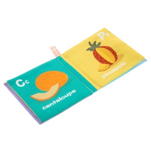 BOCIOLAND Miękka szeleszcząco - piszcząca książeczka FRUITS