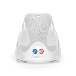 ANGELCARE  Leżaczek do kąpieli dla dzieci SZARY
