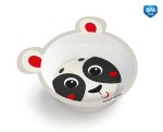 CANPOL BABIES Miseczka antypoślizgowa z melaminy z uszami "Hello Little" Panda 490 ml