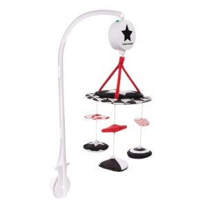 CANPOL BABIES Kontrastowa karuzela pluszowa z pozytywką SENSORY TOYS (68/084)
