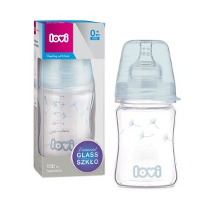 LOVI Butelka szklana DIAMOND GLASS 150 ml Botanic
