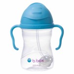 B.BOX Innowacyjny Kubek bidon ze słomką 240 ml borówkowy