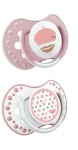 LOVI smoczek uspokajający 3-6 m-cy retro 2 szt. girl
